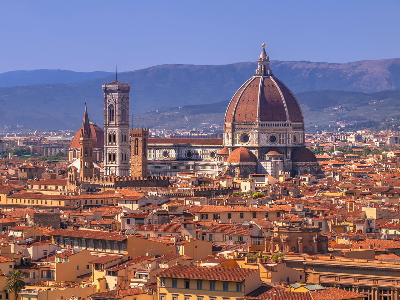 The Brunelleschi Dome, one of the top things to see in Tuscany in April