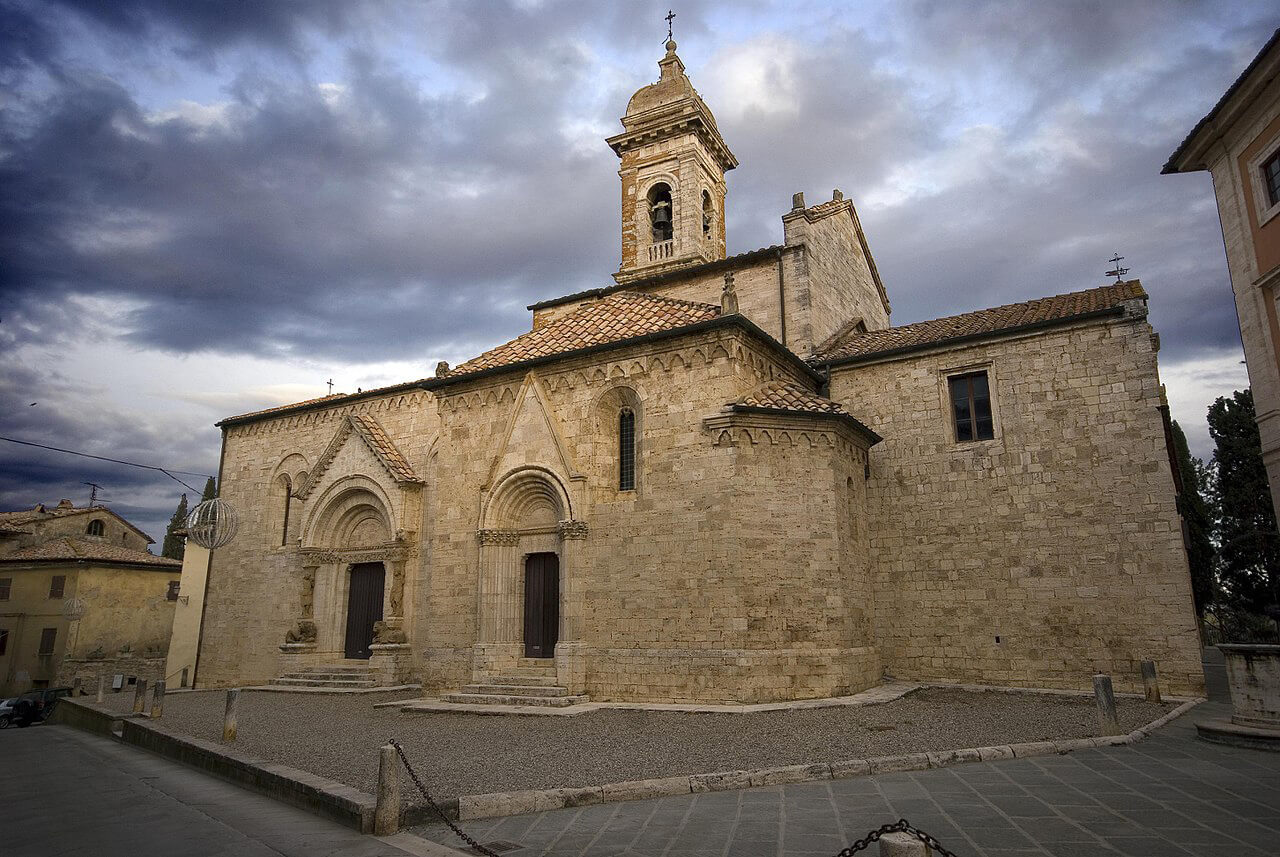 The Collegiate Church in San Quirico d'Orcia