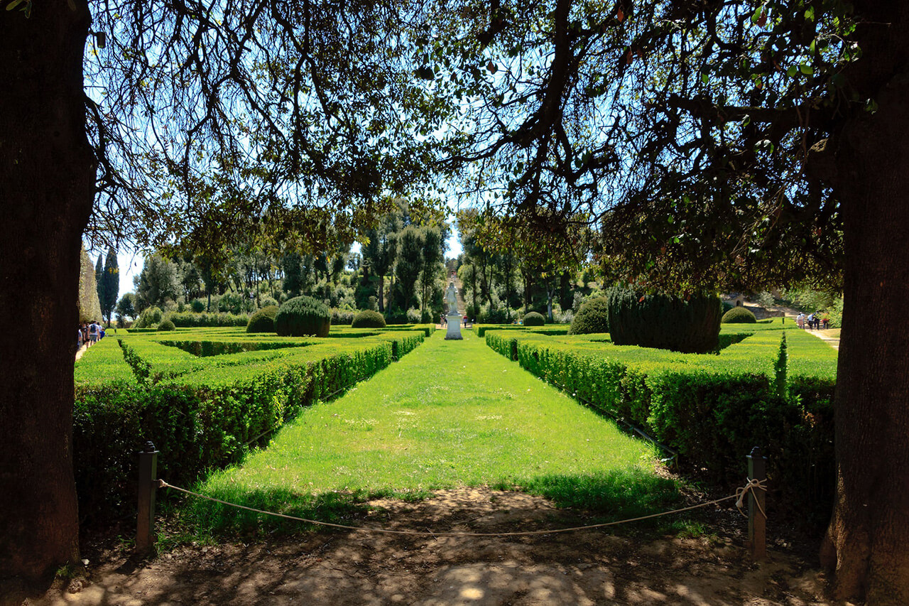 The Horti Leonini are a Renaissance garden in San Quirico d'Orcia