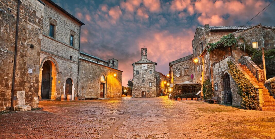 Sovana, a rural town in Southern Tuscany