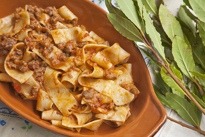 Pappardelle al cinghiale, a very common meal in Maremma