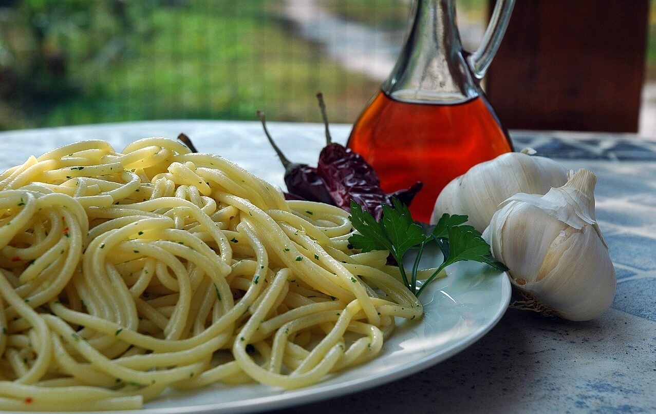 The Colatura di Alici (anchovy paste) and the spaghetti from Gragnano