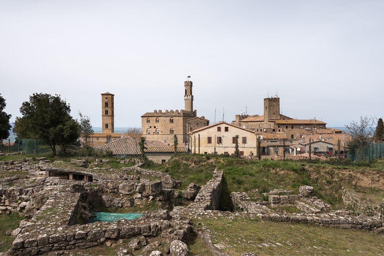 The Etruscan ruins of Volterra