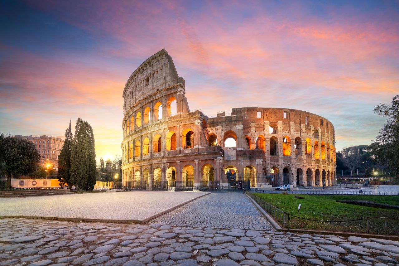 The art of Colosseum, Rome