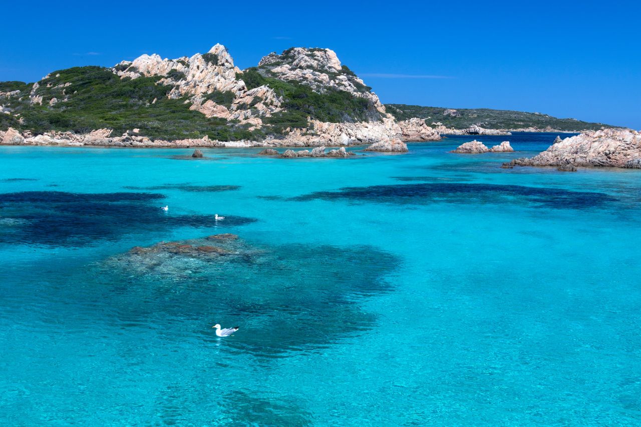 The most important sites in Maddelana Archipelago in Sardinia