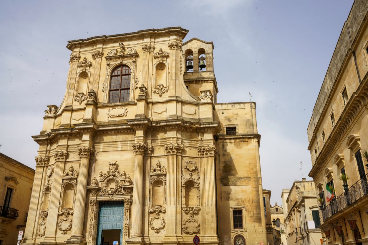 The Cathedral of Lecce, in Italy
