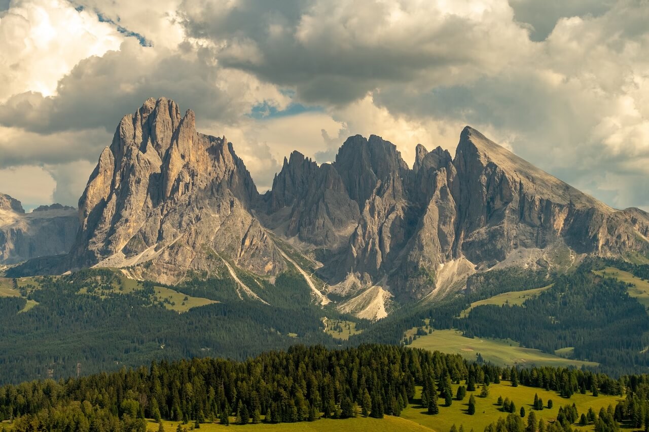 Dolomites mountains, in Italy