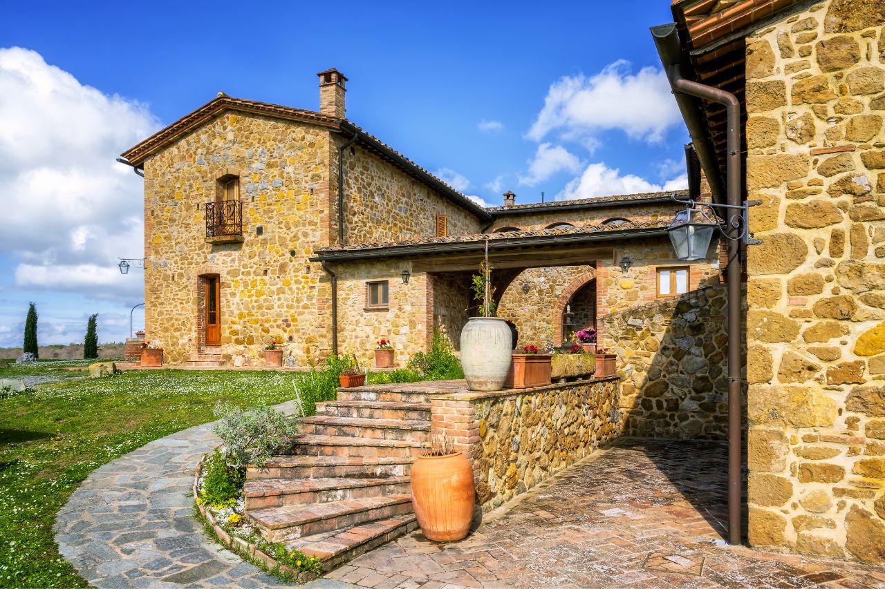 A beautiful house to stay at the Montecucco estate