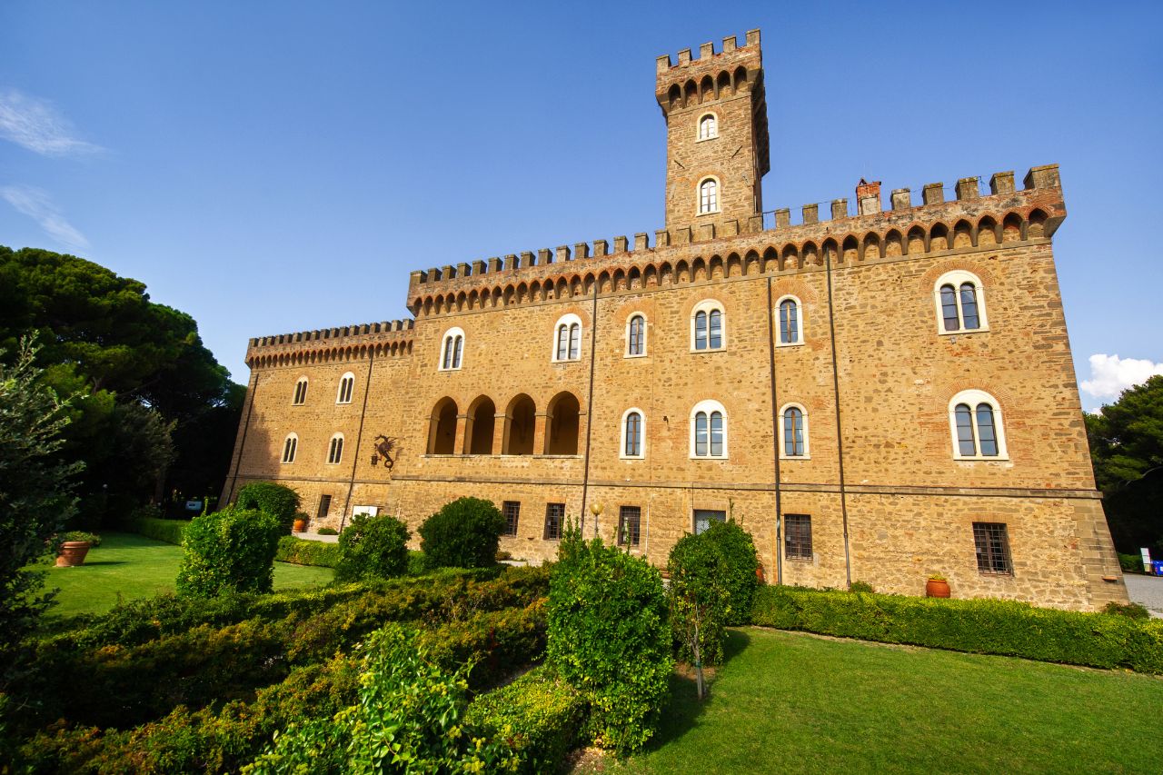 One of the historical and old castles in Tuscany