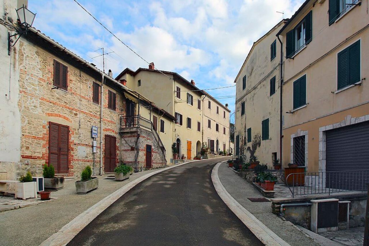 The village of Bagni San Filippo