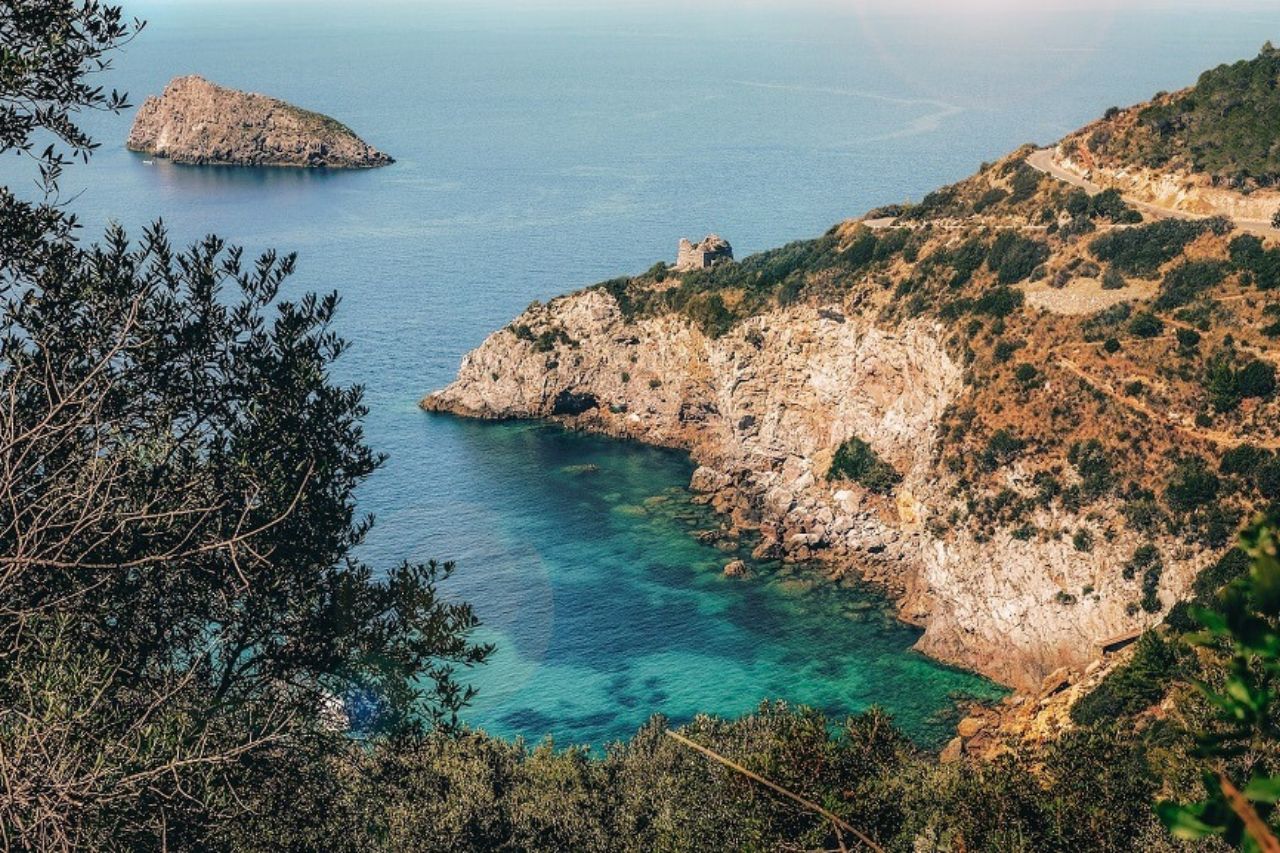 Monte Argentario coast, in Southern Tuscany
