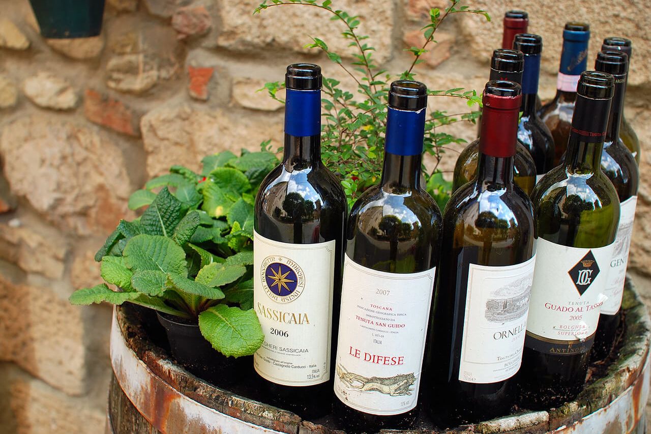 Bolgheri produces fantastic wines that are exported all over the world.