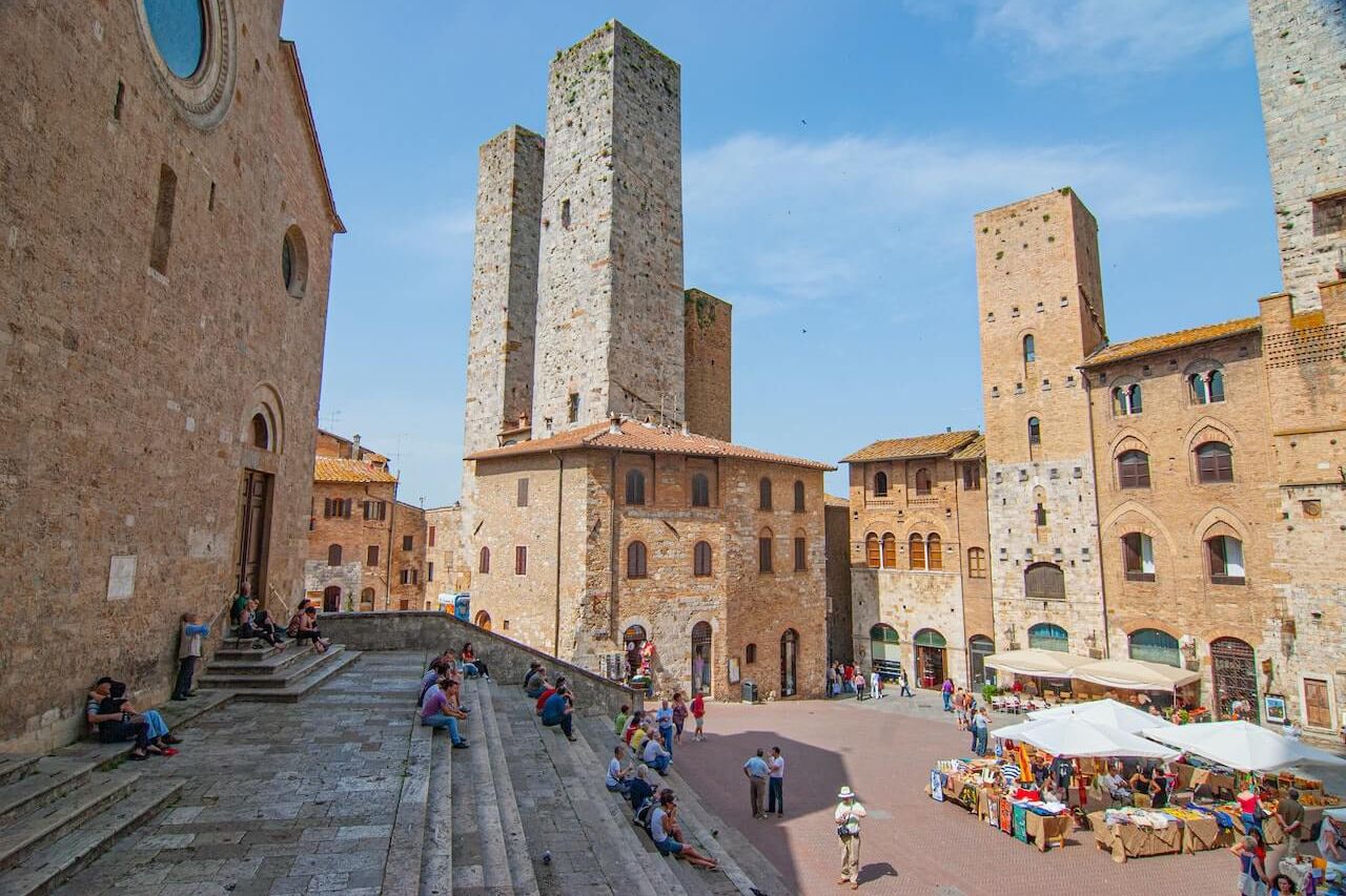 San Gimignano is a medieval town famous for its towers