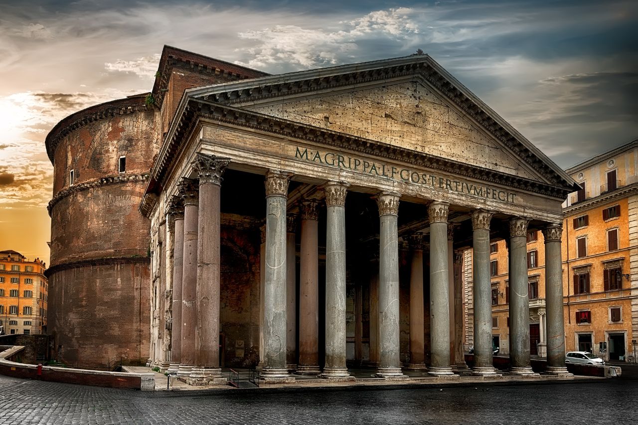The Pantheon in Rome is an extraordinary ancient building, an icon of Roman art and architecture