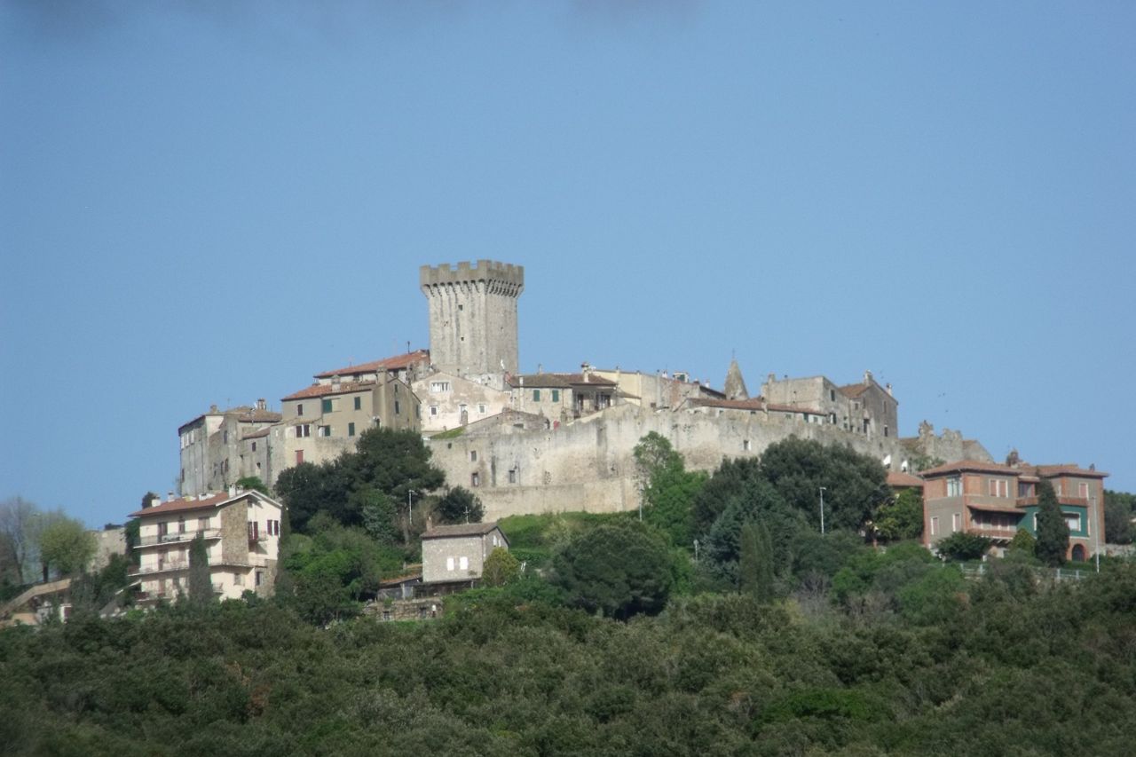 Capalbio Castle seen from afar, Tuscany