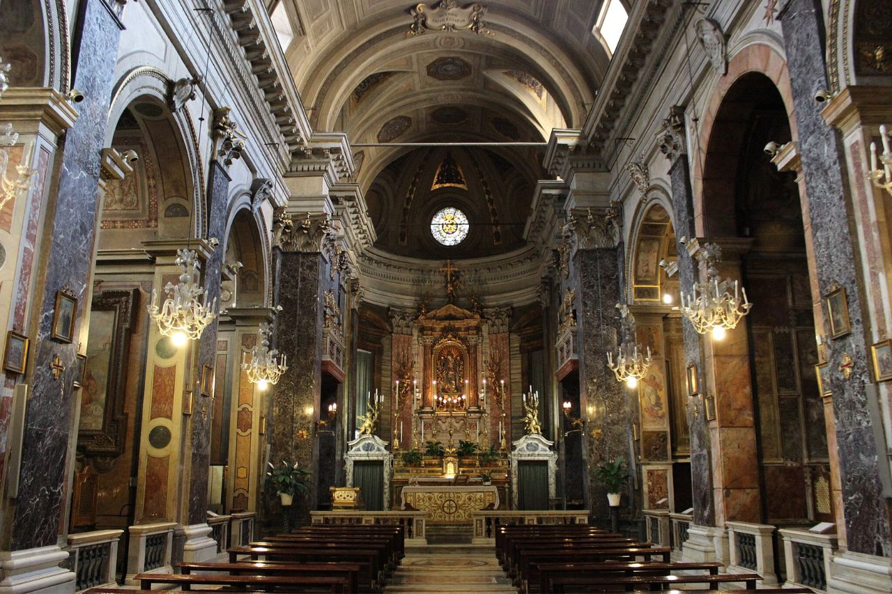 Experience the welcoming embrace of Chiesa di Santa Maria in Via, an inviting place of worship that beckons you to visit and find solace within its historic walls. Enjoy the warmth of its ambiance and appreciate the beauty of its architecture."