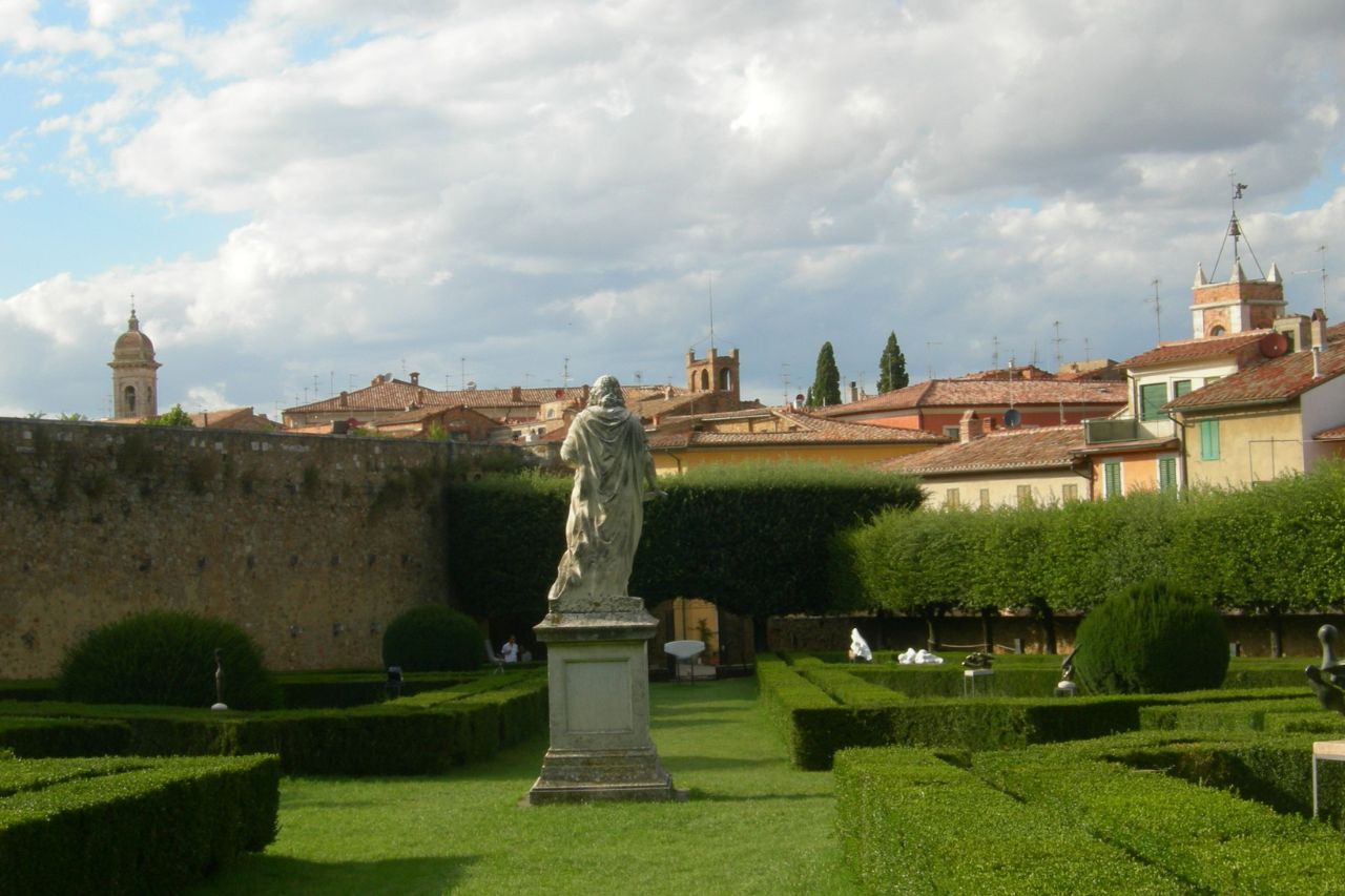 The Statue of the Horti Leonini in San Quirico D'Orcia