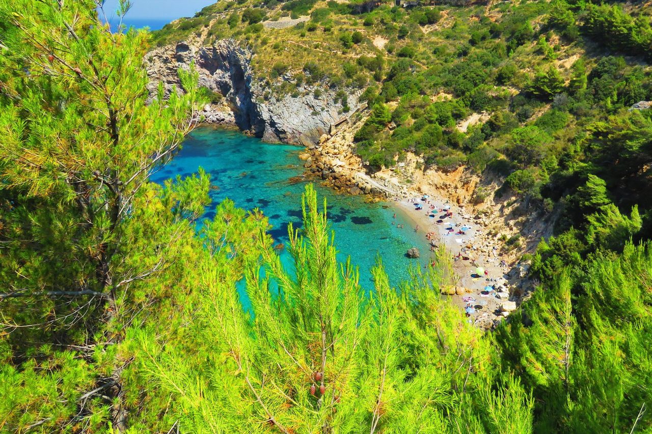 The magnificent beach of Cala del Gesso, in southern Tuscany