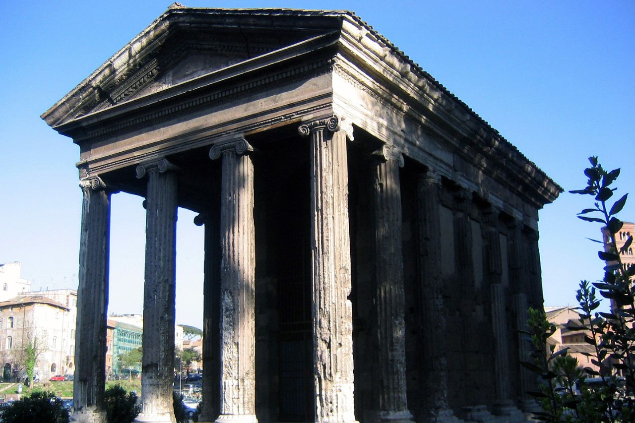 The Temple of Portunus, an exquisite ancient Roman temple dedicated to Portunus