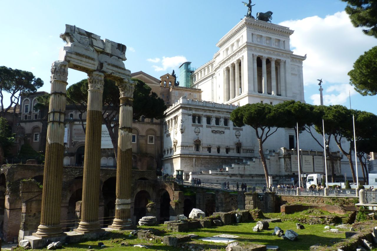 The Temple of Venus Genetrix, showcasing its architectural splendor and cultural significance