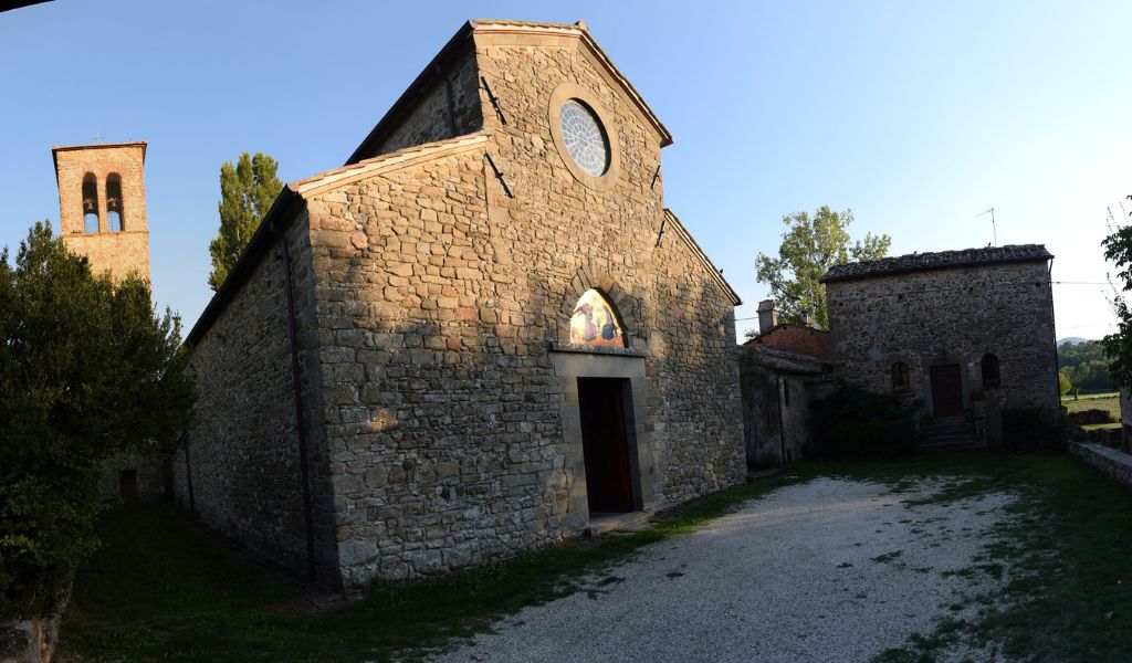 The main church of Pieve di Santa Maria alla Sovara