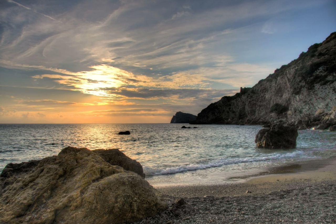 A spectacular photo of Cala del Gesso beach, one of the best beaches in Tuscany