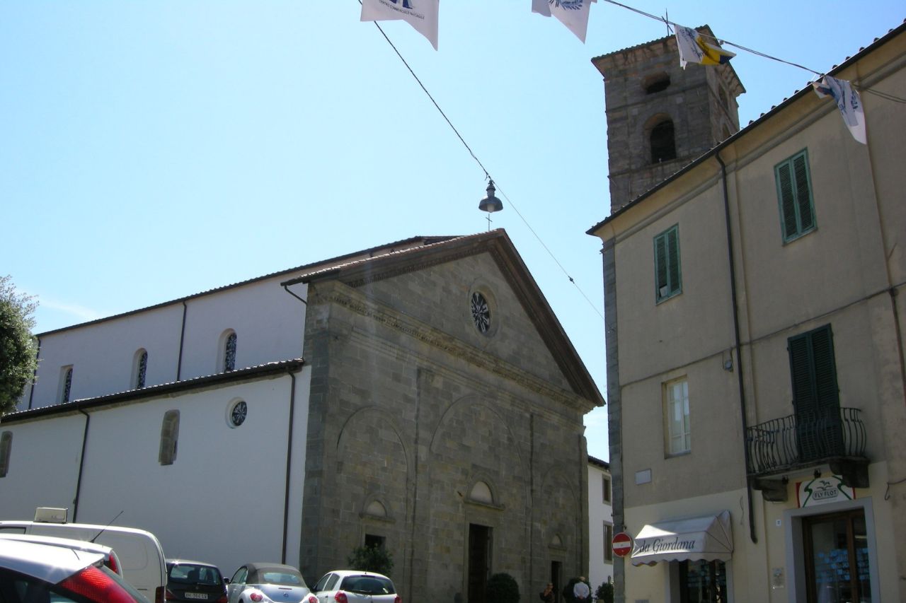 The main church of Castelnuovo di Garfagnana