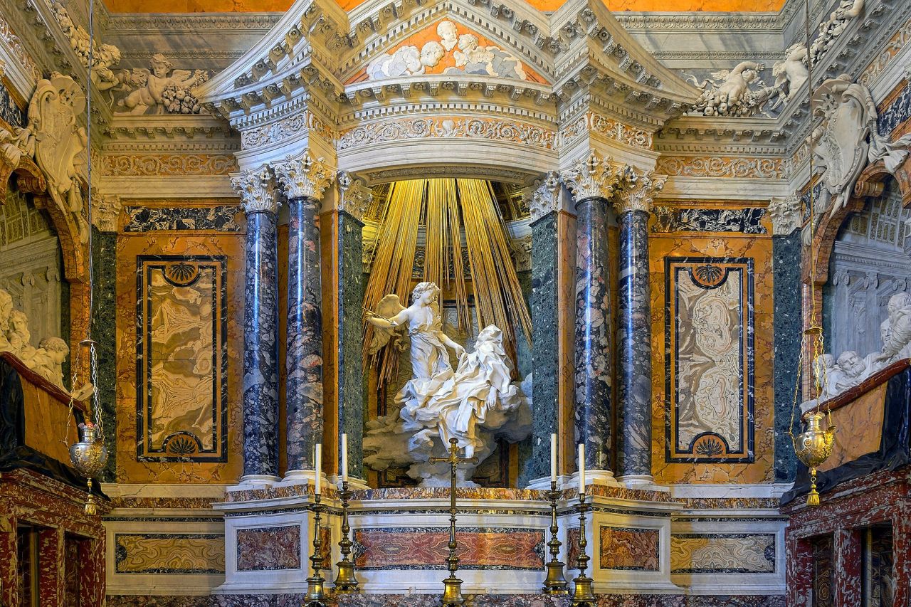 Baroque masterpiece by Gian Lorenzo Bernini, in Rome