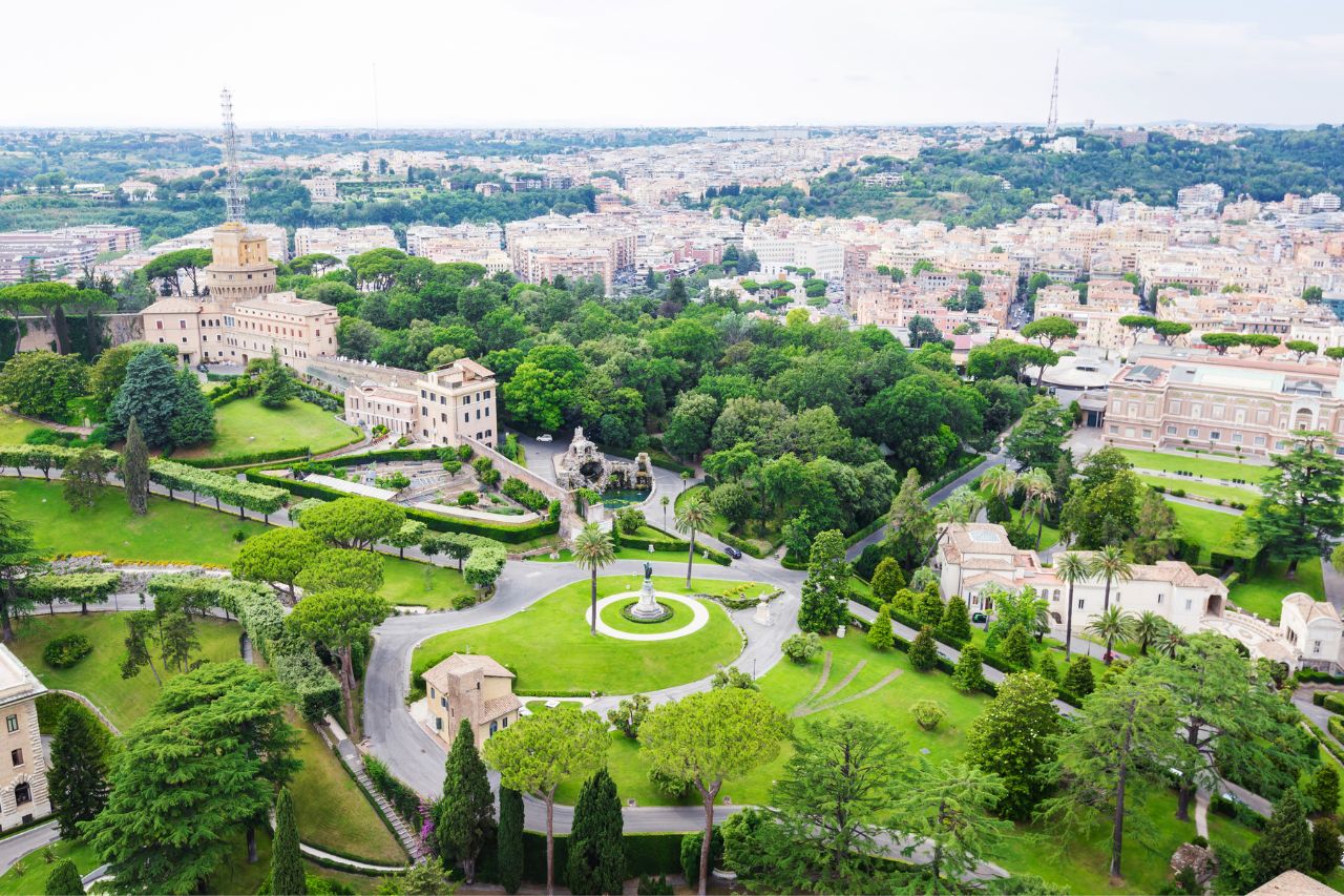 Scenic image featuring The Vatican Gardens