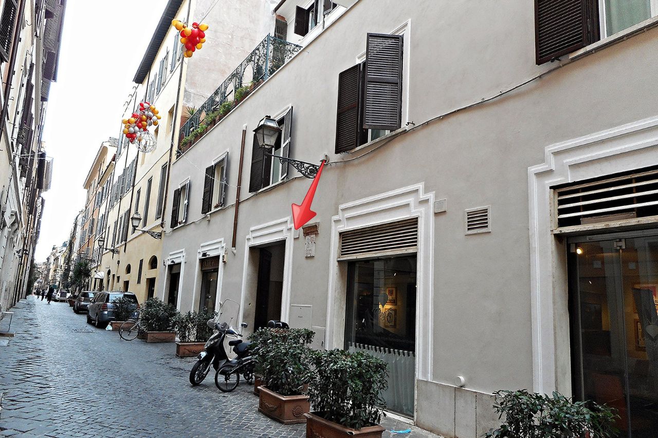 The Via Margutta narrow street during daytime in Rome 