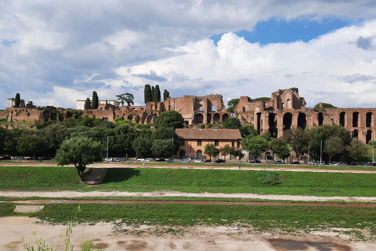 Breathtaking view of the Circus Maximus during daytime in Rome