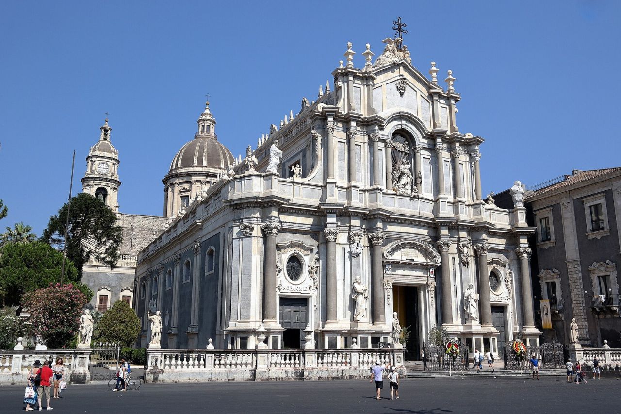 The Basilica Cattedrale di Sant'Agata, in Catania, Italy