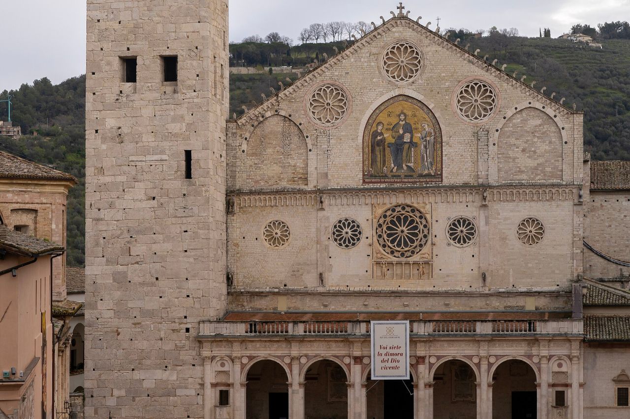The Spoleto Chatedral, in Italy