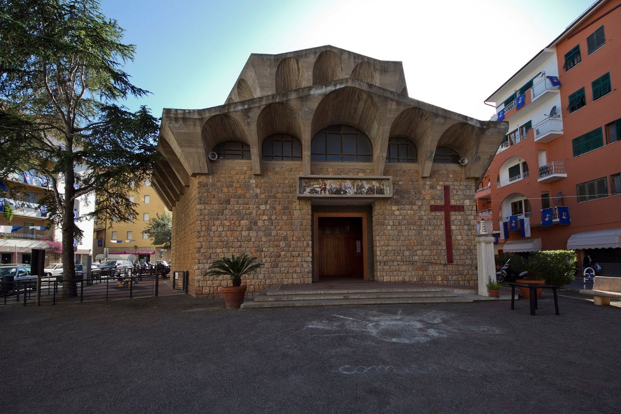 The entrance to the Church of San Paolo della Croce Porto Ercole
