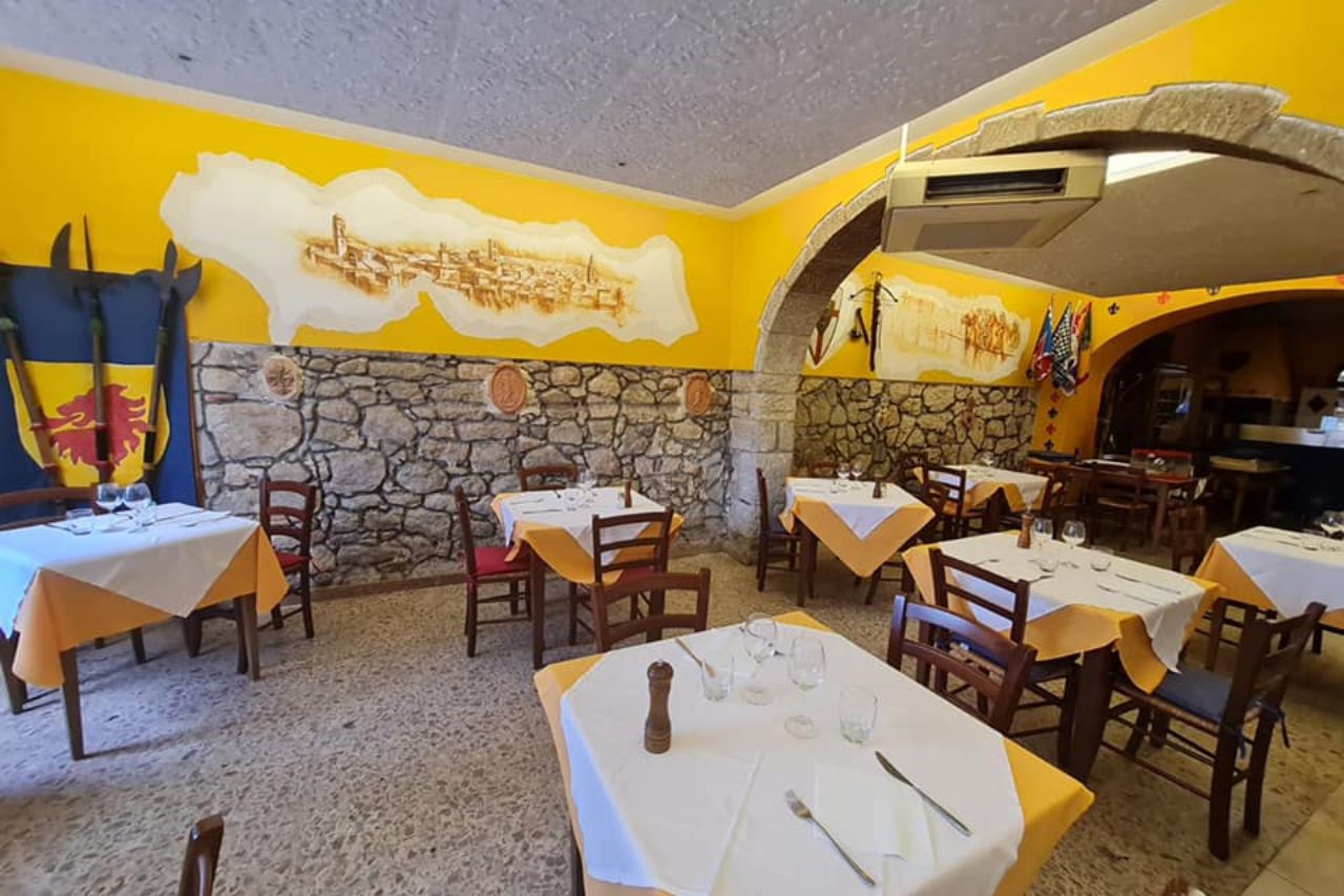 The restaurant "La Locanda del Granduca" in Castel del Piano