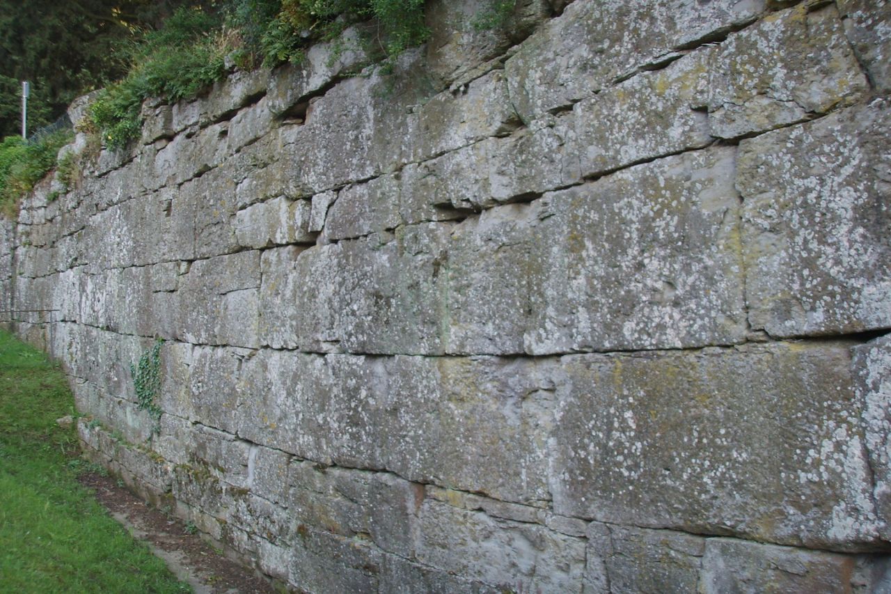 Some remains of the ancient Etruscan walls of Fiesole